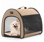 LuxusKollektion Hunde-Transportbox Hundebox faltbar atmungsaktiv kleine Hunde...
