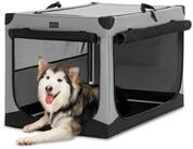 LuxusKollektion Hunde-Transportbox Hundebox faltbar Auto Stoffbezug...
