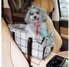 LuxusKollektion Hunde-Transportbox Hundeautositz Mittelkonsole Katzen Gurt...