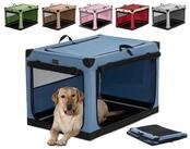 LuxusKollektion Hunde-Transportbox Hundebox faltbar Transportbox Auto...