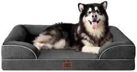 LuxusKollektion Hundebett Hundebett Orthop&auml;disches L 132 x B 104 x H 20 cm...