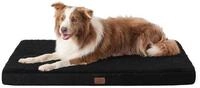 LuxusKollektion Hundebett Hundebett orthop&auml;disch waschbar schwarz L 112 x B 81...