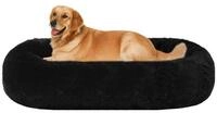LuxusKollektion Hundebett Hundebett Orthop&auml;disches Rund Donut L 100 x B 100 x...