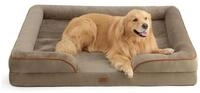 LuxusKollektion Hundebett Hundebett orthop&auml;disches L 134 x B 106 x H 20 cm