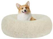 LuxusKollektion Hundebett Hundebett orthop&auml;disches rund Donut L 70 x B 70 x H...