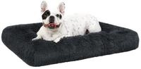 LuxusKollektion Hundebett Hundebett Pl&uuml;sch Waschbar Rutschfest Schattengrau L...