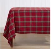 Homescapes Tischdecke Edward Tartan Tischdecke rot kariert &ndash; 137 x 178 cm,...