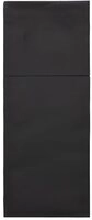 PAPSTAR Papierserviette Bestecktaschen, Airlaid 40 cm x 48 cm schwarz mit...