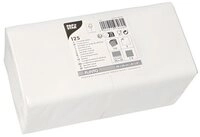 PAPSTAR Papierserviette Servietten, 2-lagig PUNTO 1/4-Falz 20 cm x 20 cm weiss...