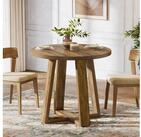 LuxusKollektion Esstisch Esstisch rund 80 cm 2-4 Personen Landhaus rustikal...