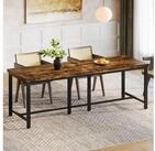 LuxusKollektion Esstisch Esstisch 200 cm rustikal braun f&uuml;r 6-8 Personen...