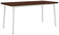 vidaXL Esstisch Live Edge Esstisch 160 x 90 x 75 cm Massivholz (1-St)