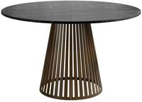 MIRJAN24 Esstisch Cone Braun 120 (Ausziehbarer), Rund, 120-196x120x76 cm