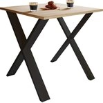 VCM Esstisch Xona K&uuml;chentisch B. 80 x T. 80 x H. 76 cm, quadratisch,...