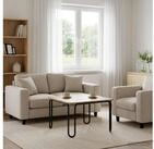vidaXL Couchtisch vidaXL Couchtisch Artisan-Eiche 59 x 59 x 45 cm Holzwerkstoff