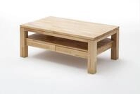 Robas Lund Couchtisch, Couchtisch Kernbuche massiv ge&ouml;lt mit Schubk&auml;sten...