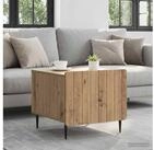 vidaXL Couchtisch vidaXL Couchtisch Artisan-Eiche 49 x 50 x 42 cm Holzwerkstoff
