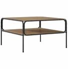 vidaXL Couchtisch 80 x 81 x 46 cm Beistelltisch Artisan-Eiche 100x50x46 cm