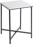 HAKU Beistelltisch Sofatisch, Wohnzimmertisch (1-St), quadratisch - aus Metall