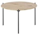 Robas Lund Couchtisch, Couchtisch rund in Eiche B/H/T: 55 x 33 x 55 cm