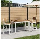 vidaXL Couchtisch vidaXL Couchtisch Nat&uuml;rlich und Wei&szlig; 60,5 x 30 x 36 cm