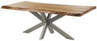 Massivmoebel24 Esstisch FREEFORMMangoMassivholznatur (Massivholz zerlegt 84 kg