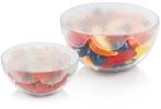 Tescoma Universaldeckel Elastische Silikon-Deckel 4FOOD &oslash; 17 und 23 cm, Set 2 St.