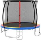 COSTWAY Gartentrampolin, &Oslash; 305 cm, Trampolin, mit Sicherheitsnetz & Leiter