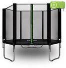 VirtuFit Gartentrampolin VirtuFit Trampolin mit Sicherheitsnetz Schwarz 305 cm