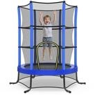 SONGMICS Kindertrampolin 174 cm Kindertrampolin mit Sicherheitsnetz,...