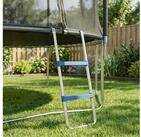 SPORTNOW Trampolinleiter 2 Stufen Einstiegsleiter bis 150 kg verzinktem...