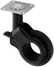 SO-TECH&reg; M&ouml;belrolle BONN &Oslash; 60 mm schwarz Design-Lenkrolle, mit Bremse