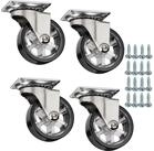 SO-TECH&reg; M&ouml;belrolle Lenkrollen RAPID inkl. Schrauben, belastbar bis 35 kg /...