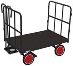 CORDES Transportwagen Cordes Handpritschenwagen mit 2 Rohrgitterw&auml;nden RAL 7016