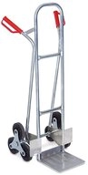 BRB-Lagertechnik Treppensackkarre Treppenkarre aus Alu, BxTxH 520x560x1210 mm,...