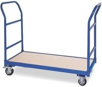 BRB-Lagertechnik Transportwagen Schiebeb&uuml;gelwagen mit 2 Schiebeb&uuml;geln, LxBxH