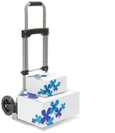 relaxdays Sackkarre 1 Sackkarre Transportwagen klappbar bis 60kg, Schnell auf- &