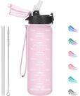 LuxusKollektion Trinkflasche Trinkflasche Kinder Strohhalm Tritan Auslaufsicher 500