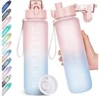 LuxusKollektion Trinkflasche Trinkflasche 1l BPA-frei Sport Auslaufsicher mit
