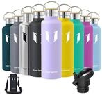 LuxusKollektion Thermoflasche Trinkflasche Edelstahl Auslaufsicher BPAfrei 1000 ml