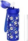 LuxusKollektion Thermoflasche Trinkflasche Kinder Edelstahl Vakuum Blauer...