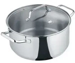 Berndes Kochtopf 24cm (mit Deckel) - b.brilliant, Edelstahl &Oslash; 24 cm x 11.5 cm