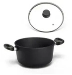 Hoffmann Germany Kochtopf STONIQ PFAS-frei Antihaft &Oslash; 24 cm mit Glasdeckel &ndash;...