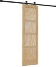 vidaXL Haust&uuml;r Schiebet&uuml;r ORKDAL 61 x 198,5 cm Massives Kiefernholz Natur...