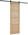 vidaXL Haust&uuml;r Schiebet&uuml;r ORKDAL 73,5 x 211 cm Massives Kiefernholz Natur...