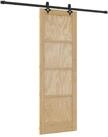 vidaXL Haust&uuml;r Schiebet&uuml;r ORKDAL 73,5 x 211 cm Massives Kiefernholz Natur...