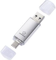 Renkforce Renkforce RF-USBOS-240 USB-Stick 128 GB Silber RF-7577906 USB-C&reg;, USB