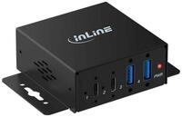Inline Laptop-Dockingstation USB 3.2 Industrie-Hub, 4-Port, 2x USB-A, 2x USB-C