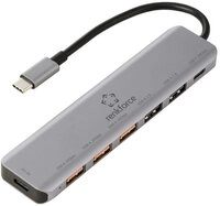 Renkforce USB-Verteiler Renkforce RF-7465828 USB-Hub 6+1 Port USB-C&reg; (USB 3.2...