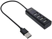 Inline Laptop-Dockingstation USB 2.0 Hub, 4 Port, schwarz, mit USB DC Kabel,...